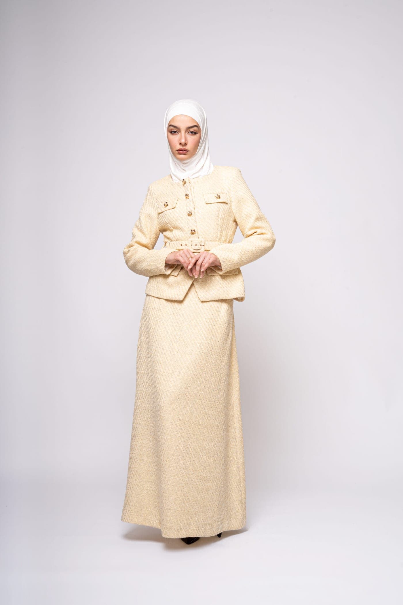 TWEED SKIRT SET