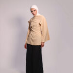Draped Scarf Top